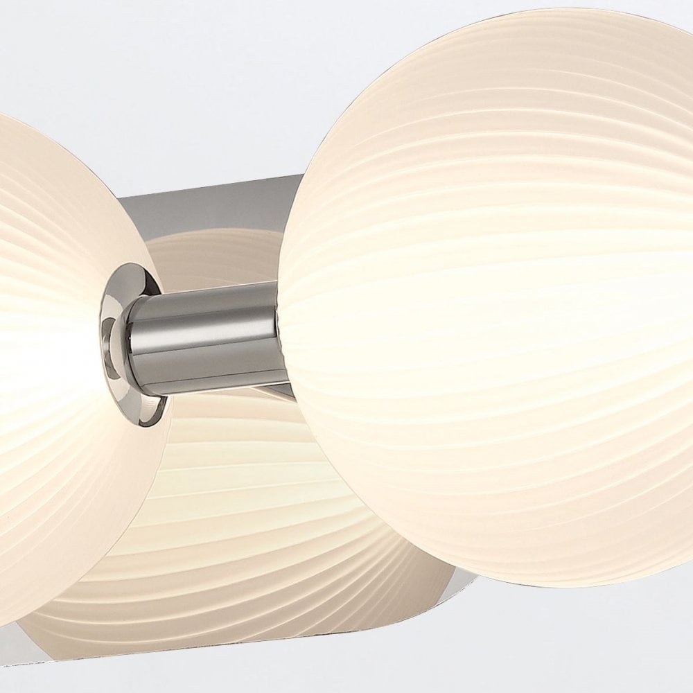 Eurofase QN-PALMAS-3W-PN Palmas 3 Light LED Bathroom Wall Light Polished Nickel