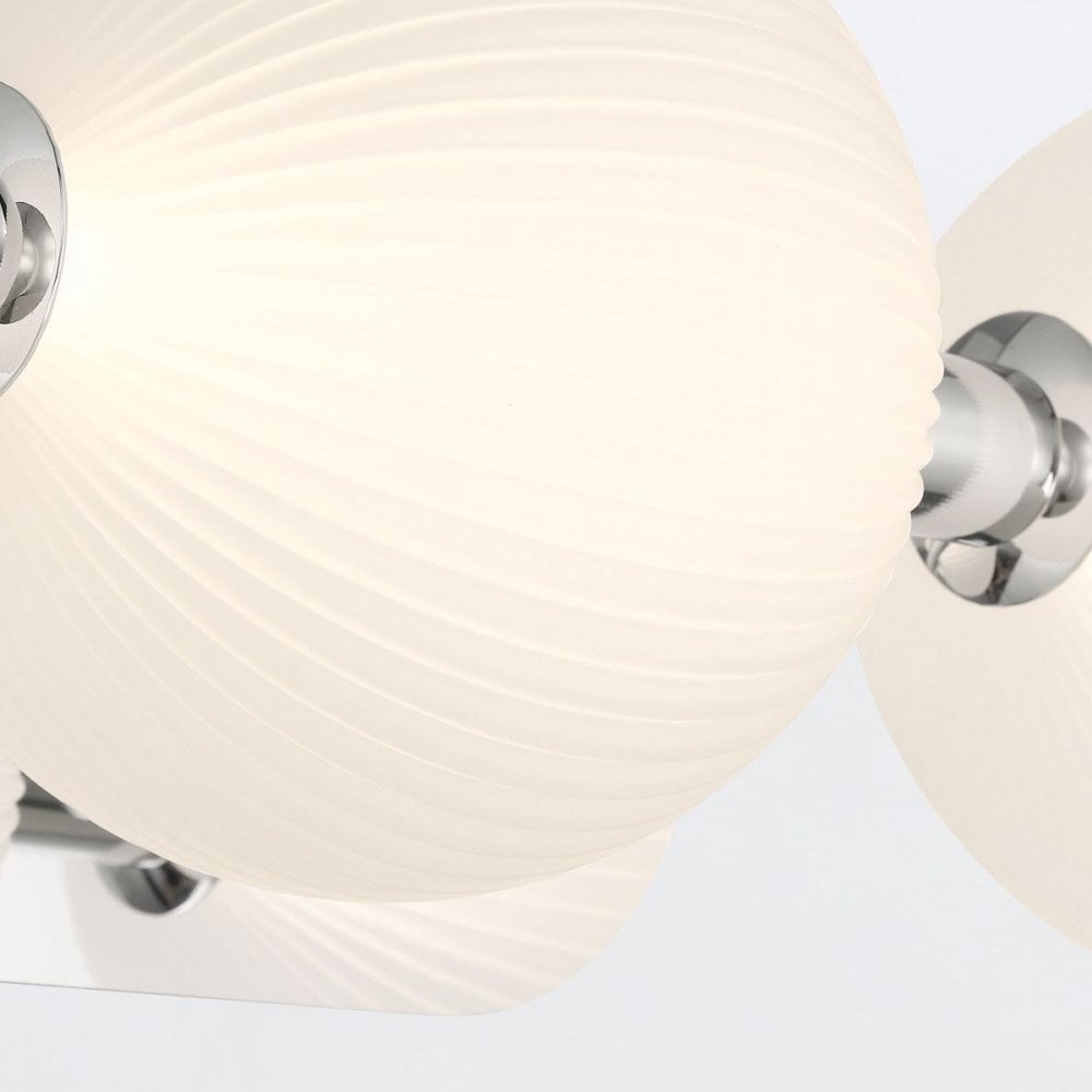 Eurofase QN-PALMAS-3W-PN Palmas 3 Light LED Bathroom Wall Light Polished Nickel