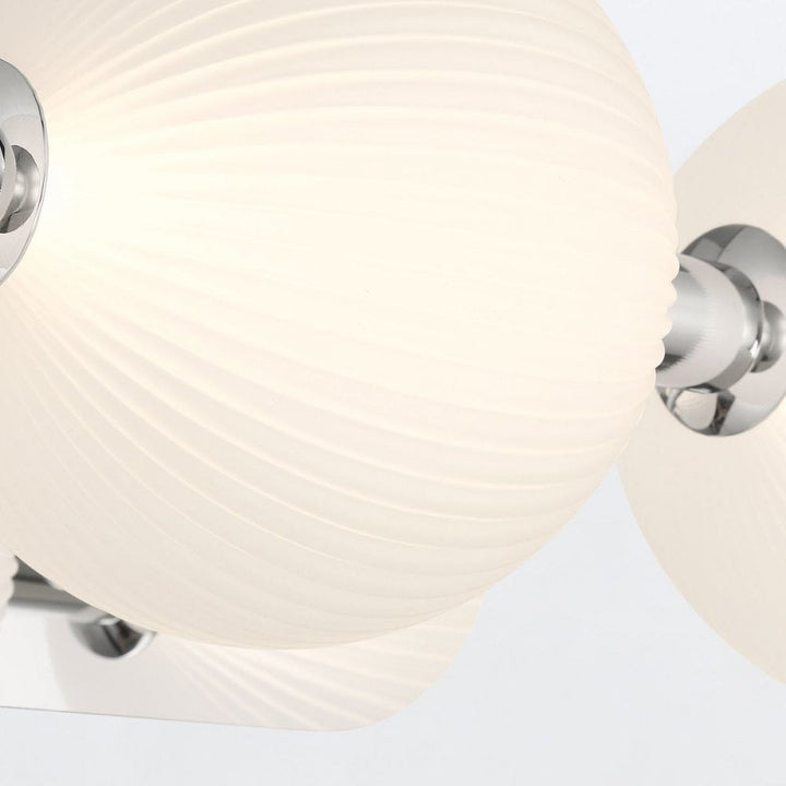 Eurofase QN-PALMAS-3W-PN Palmas 3 Light LED Bathroom Wall Light Polished Nickel