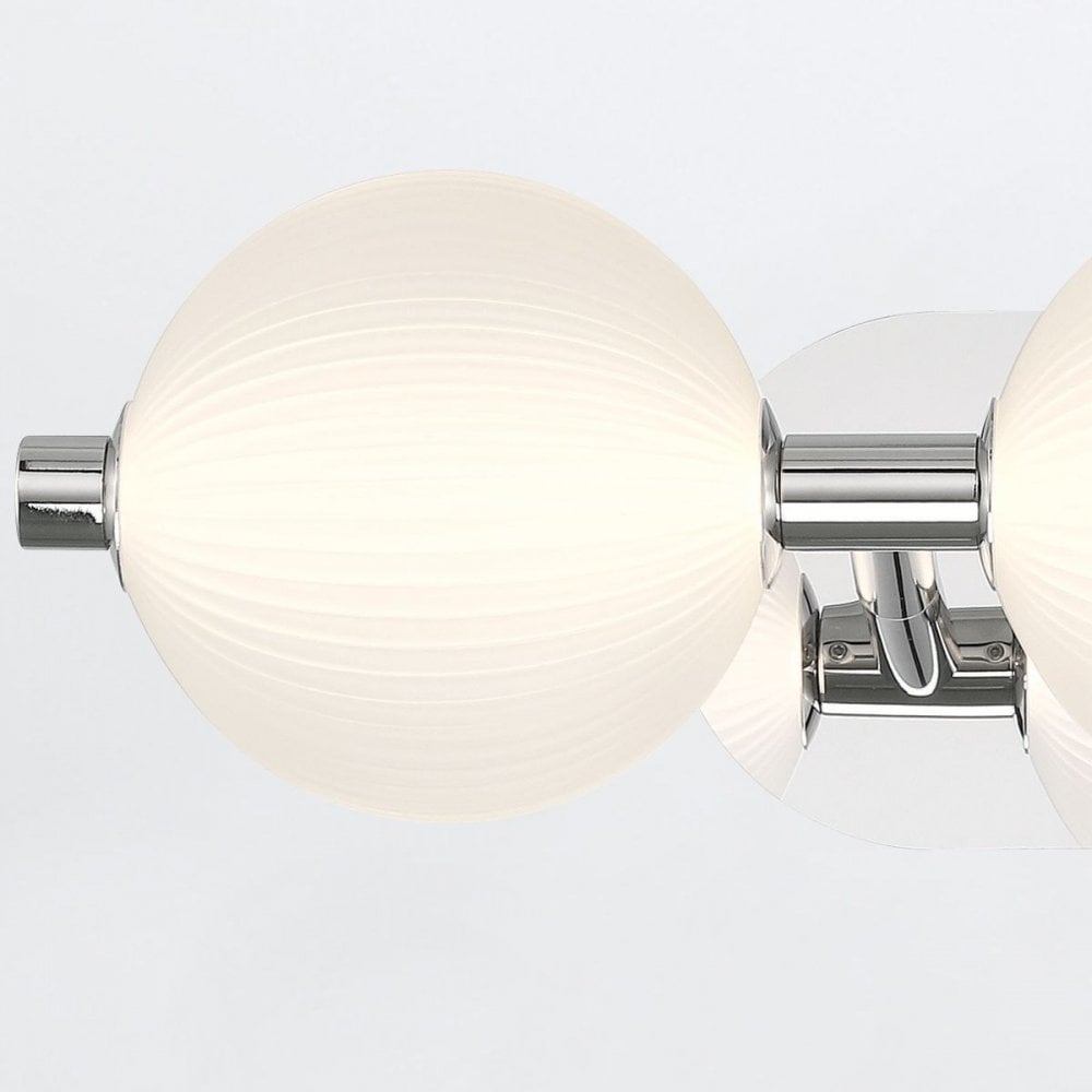 Eurofase QN-PALMAS-3W-PN Palmas 3 Light LED Bathroom Wall Light Polished Nickel