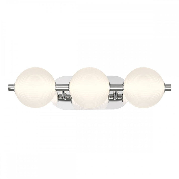 Eurofase QN-PALMAS-3W-PN Palmas 3 Light LED Bathroom Wall Light Polished Nickel