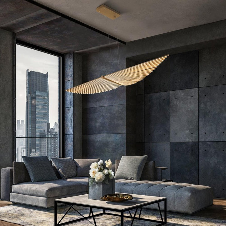 Eurofase QN-SERAPH-LP-L-BG Seraph LED Chandelier Brushed Gold