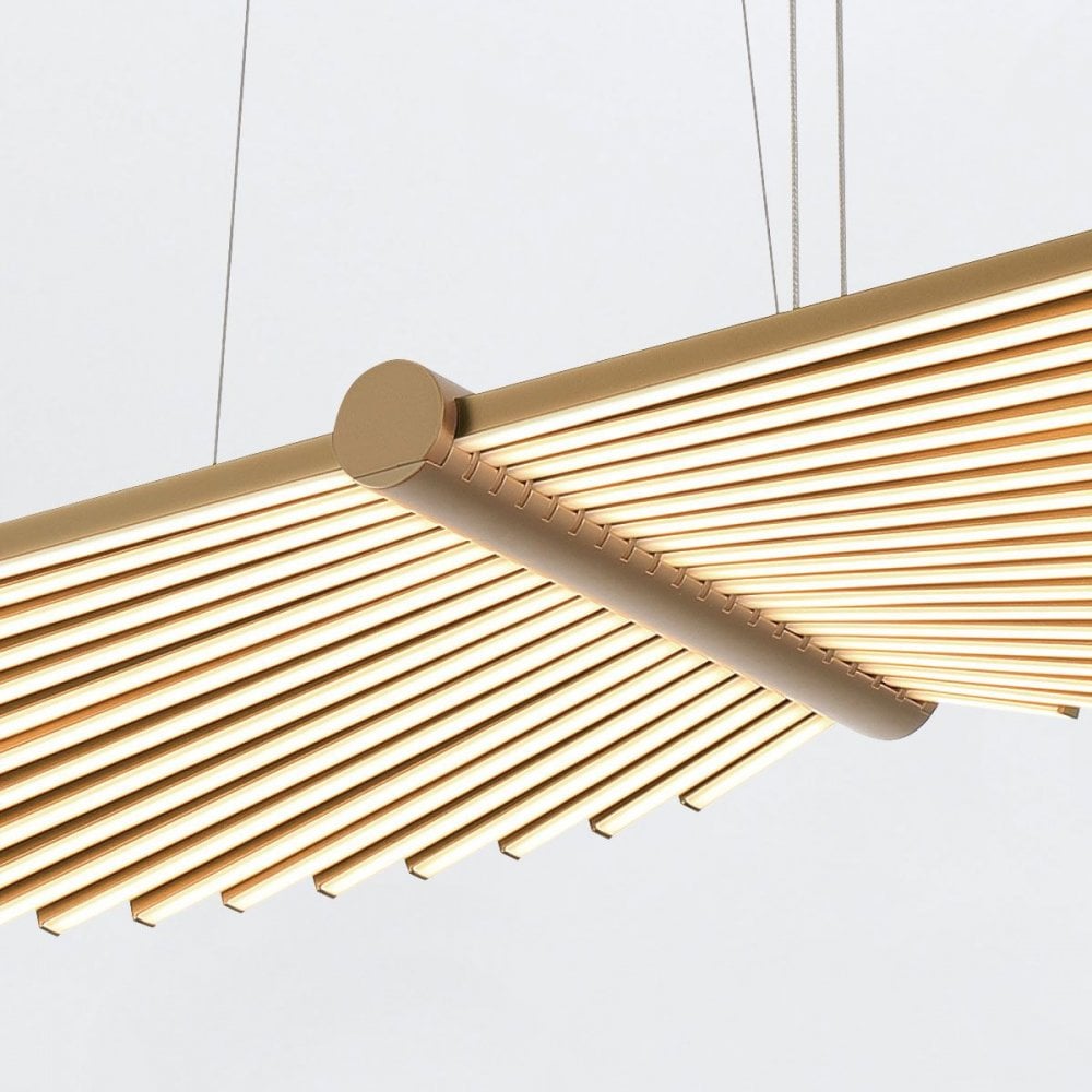 Eurofase QN-SERAPH-LP-L-BG Seraph LED Chandelier Brushed Gold