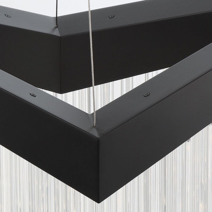 Eurofase QN-VIVIEN-P-L-BK Vivien LED Chandelier Matte Black