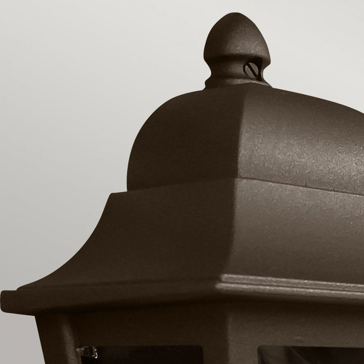Elstead DECO-LANE7-BRONZE Deco Lane 1 Light Outdoor Half Wall Lantern Bronze