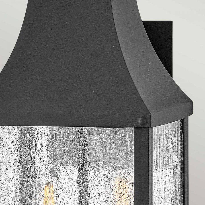 Hinkley Lighting HK-BEACON-HILL-M-MB Beacon Hill 2 Light Outdoor Medium Wall Lantern Museum Black