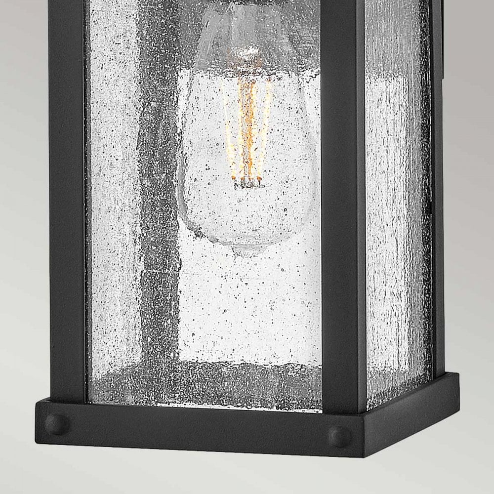 Hinkley Lighting HK-BEACON-HILL-S-MB Beacon Hill 1 Light Outdoor Small Wall Lantern Museum Black