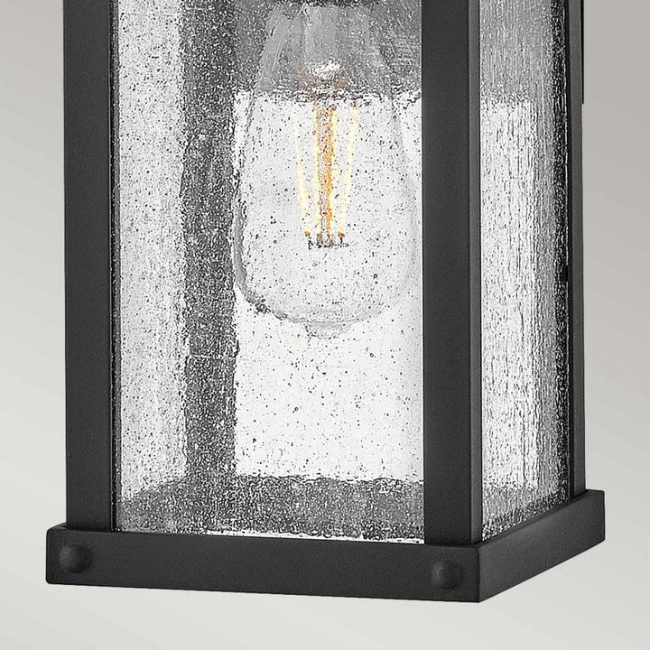 Hinkley Lighting HK-BEACON-HILL-S-MB Beacon Hill 1 Light Outdoor Small Wall Lantern Museum Black