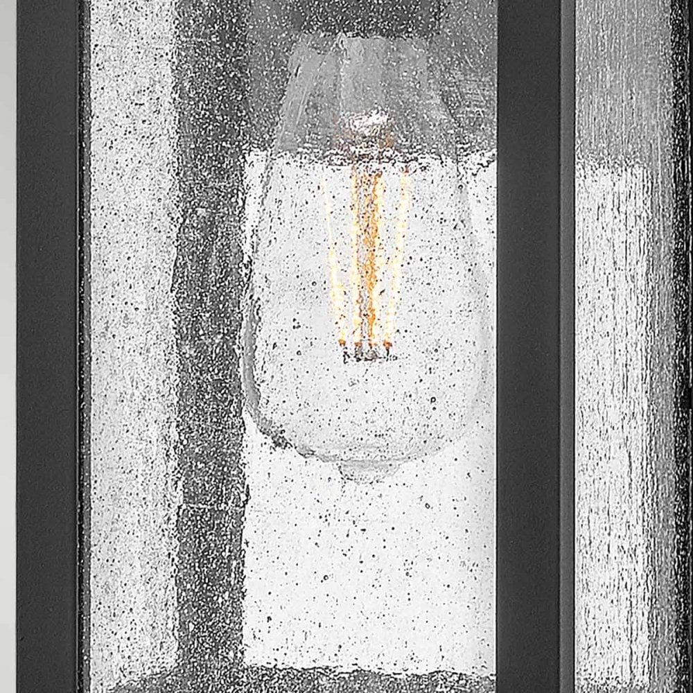 Hinkley Lighting HK-BEACON-HILL-S-MB Beacon Hill 1 Light Outdoor Small Wall Lantern Museum Black