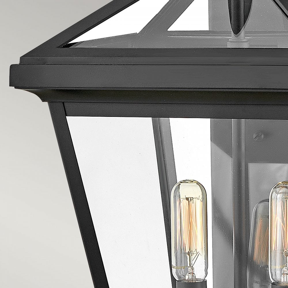 Hinkley Lighting HK-PALMA-M-BK Palma 2 Light Outdoor Medium Wall Lantern Black