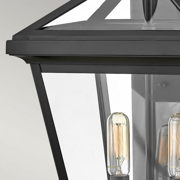 Hinkley Lighting HK-PALMA-M-BK Palma 2 Light Outdoor Medium Wall Lantern Black