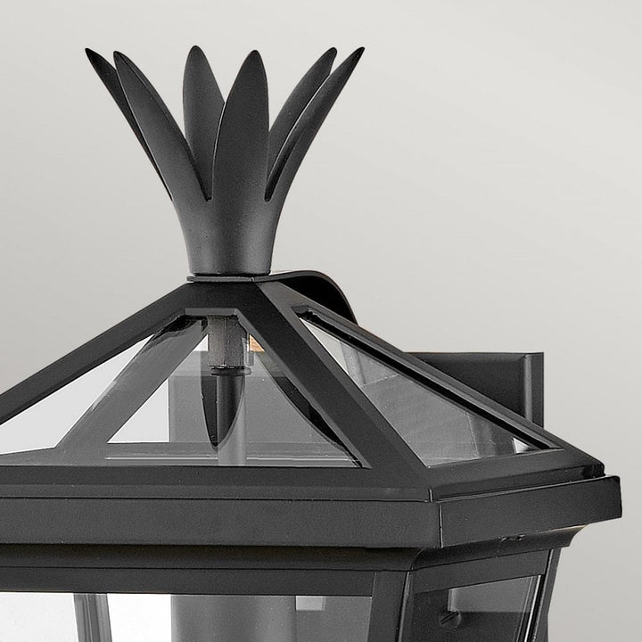 Hinkley Lighting HK-PALMA-S-BK Palma 1 Light Outdoor Small Wall Lantern Black