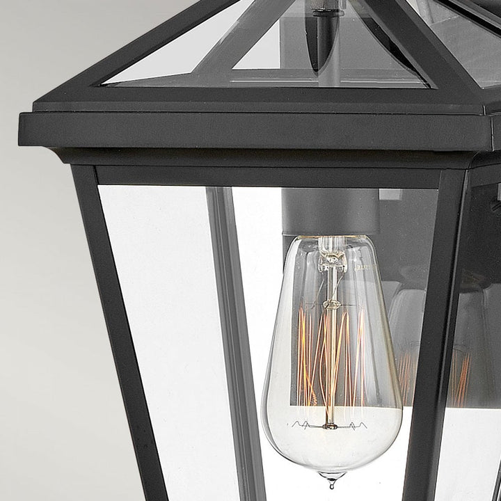 Hinkley Lighting HK-PALMA-S-BK Palma 1 Light Outdoor Small Wall Lantern Black