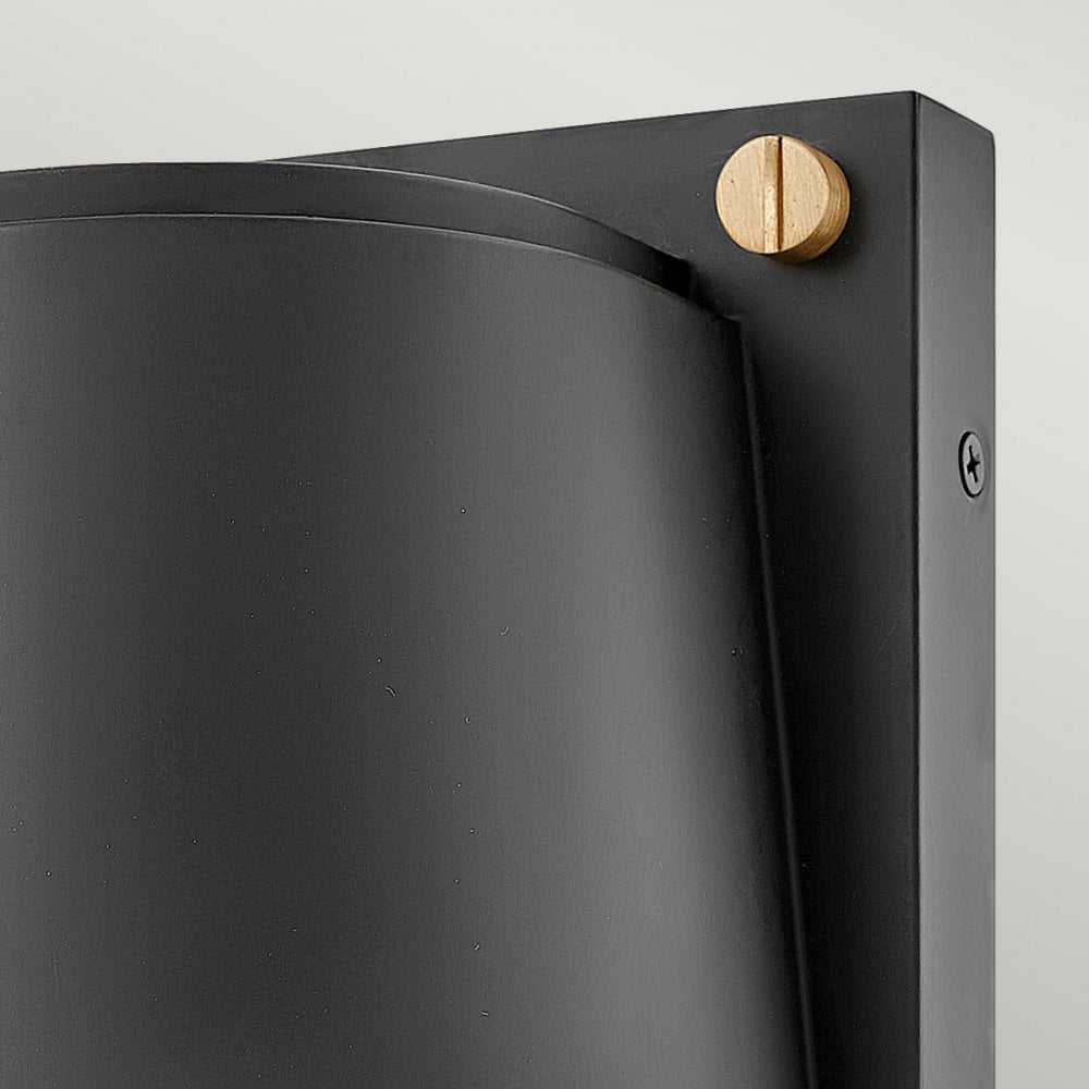 Hinkley Lighting HK-SCOUT-BK Scout 1 Light Outdoor Small Wall Light Black