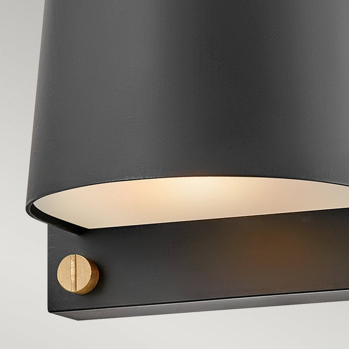 Hinkley Lighting HK-SCOUT-BK Scout 1 Light Outdoor Small Wall Light Black