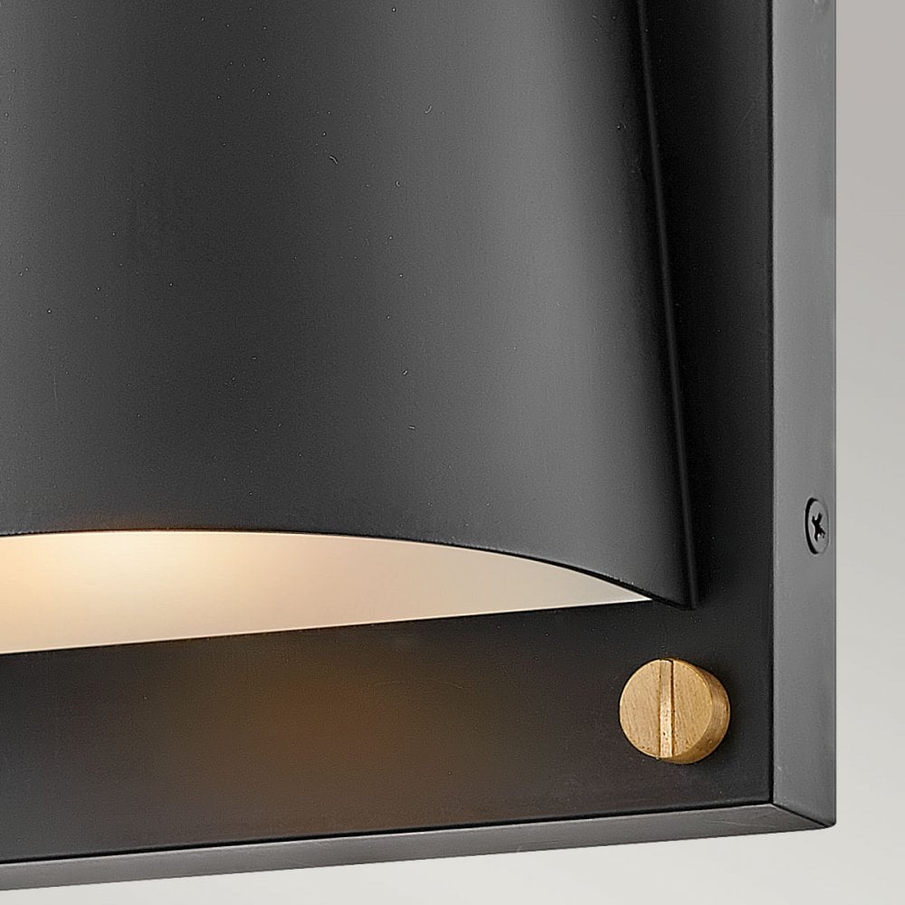 Hinkley Lighting HK-SCOUT-BK Scout 1 Light Outdoor Small Wall Light Black