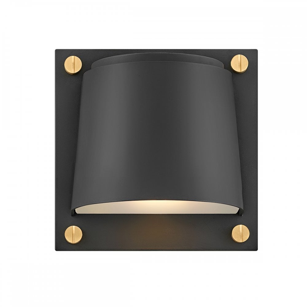 Hinkley Lighting HK-SCOUT-BK Scout 1 Light Outdoor Small Wall Light Black