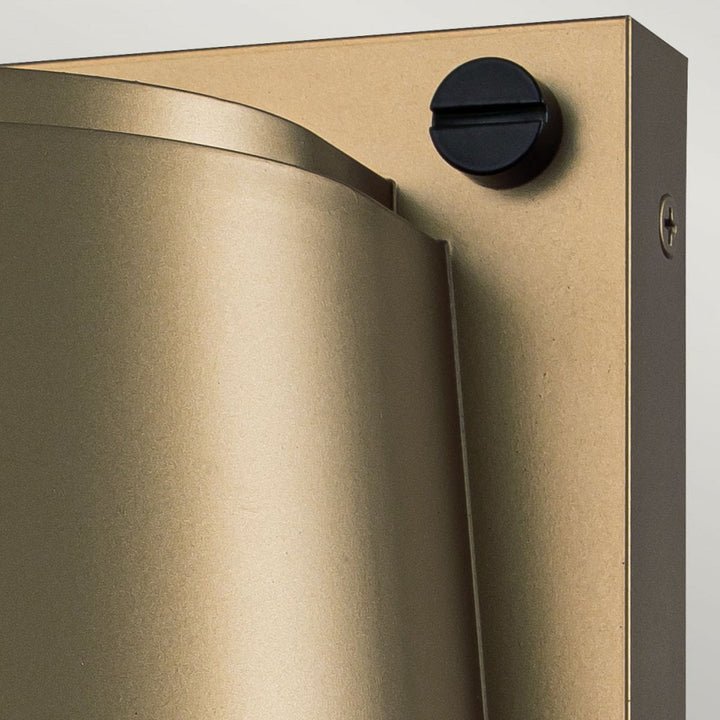 Hinkley Lighting HK-SCOUT-PHB Scout 1 Light Outdoor Small Wall Light Painted Heritage Brass