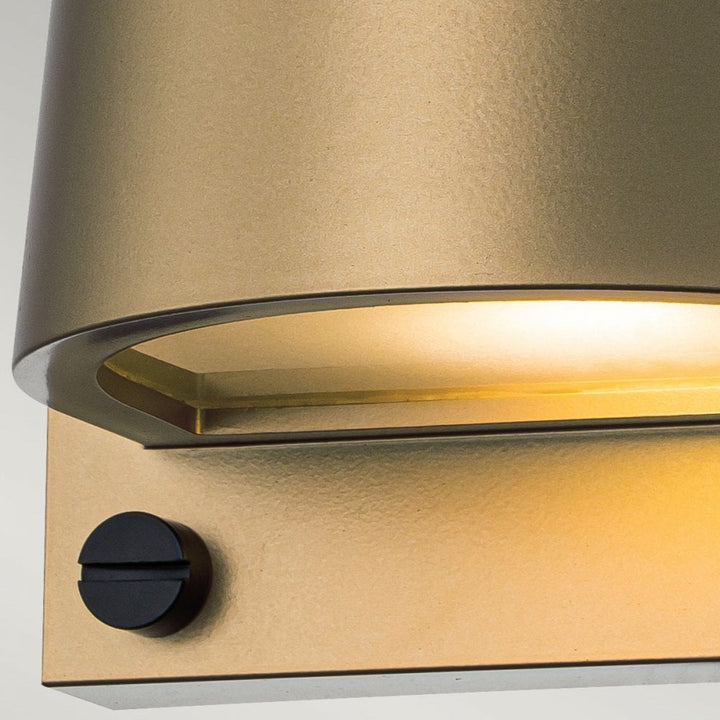 Hinkley Lighting HK-SCOUT-PHB Scout 1 Light Outdoor Small Wall Light Painted Heritage Brass