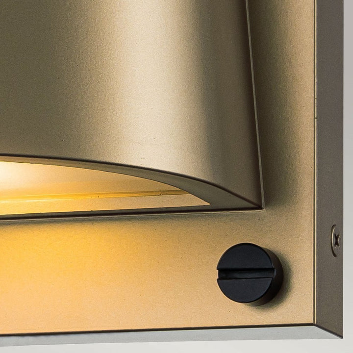 Hinkley Lighting HK-SCOUT-PHB Scout 1 Light Outdoor Small Wall Light Painted Heritage Brass