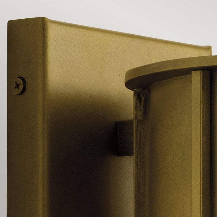 Kichler KL-CAMILLO-M-PNBR Camillo 1 Light Outdoor Medium Wall Lantern Painted Natural Brass