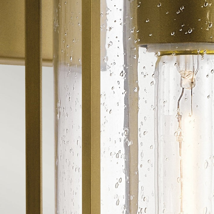 Kichler KL-CAMILLO-M-PNBR Camillo 1 Light Outdoor Medium Wall Lantern Painted Natural Brass