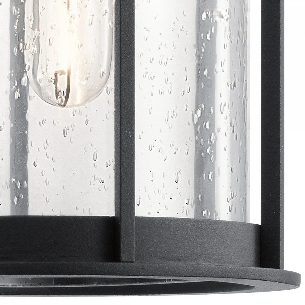 Kichler KL-CAMILLO-M-TBK Camillo 1 Light Outdoor Medium Wall Lantern Textured Black