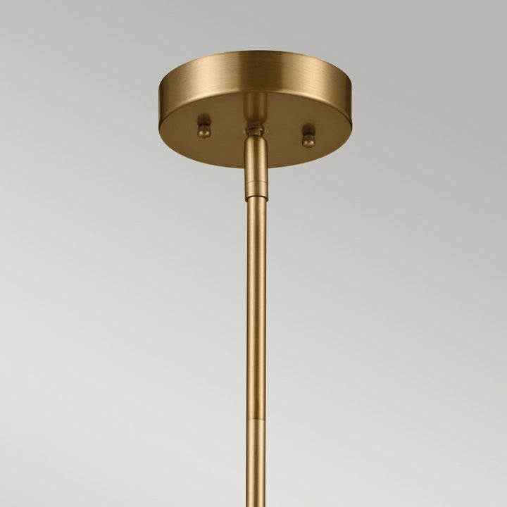 Kichler KL-LUELLA-3P-BKB Luella 3 Light Duo-Mount Pendant Black & Brass