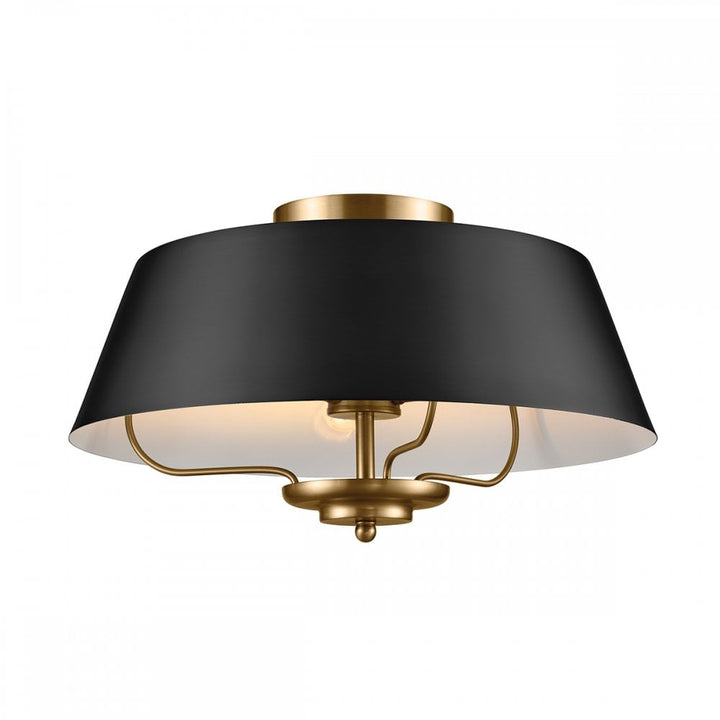 Kichler KL-LUELLA-3P-BKB Luella 3 Light Duo-Mount Pendant Black & Brass