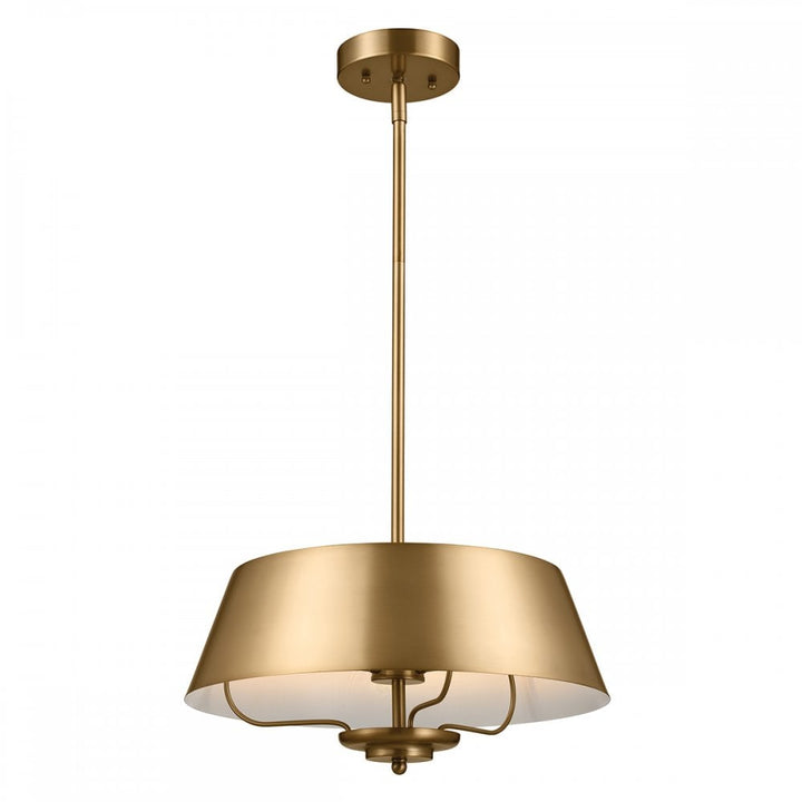Kichler KL-LUELLA-3P-BNB Luella 3 Light Duo-Mount Pendant Brushed Natural Brass