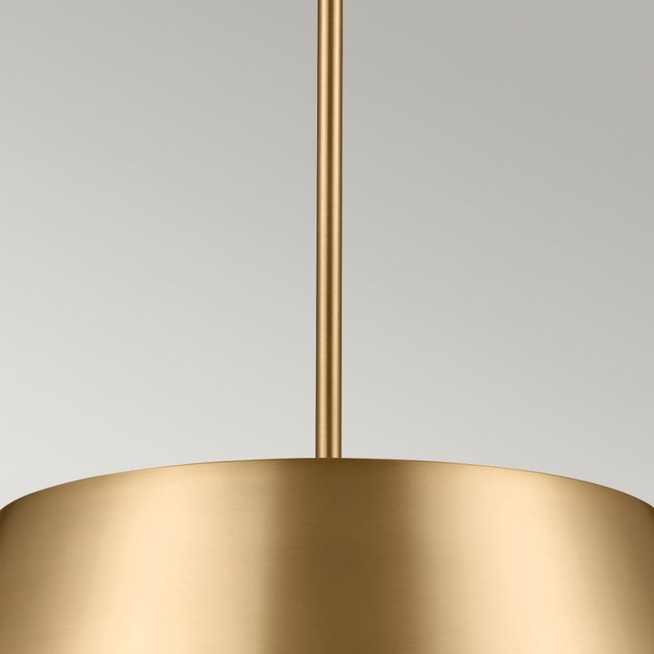 Kichler KL-LUELLA-3P-BNB Luella 3 Light Duo-Mount Pendant Brushed Natural Brass