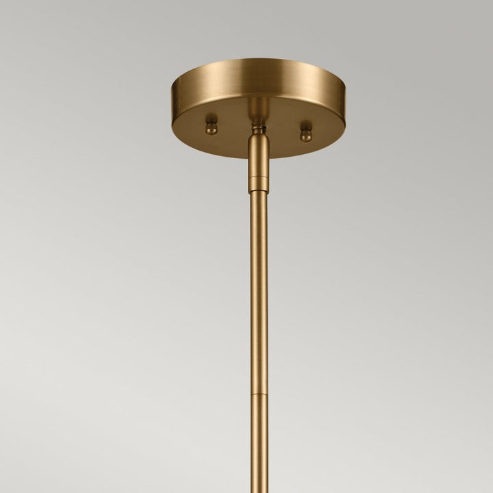Kichler KL-LUELLA-4P-BKB Luella 4 Light Duo-Mount Pendant Black & Brass