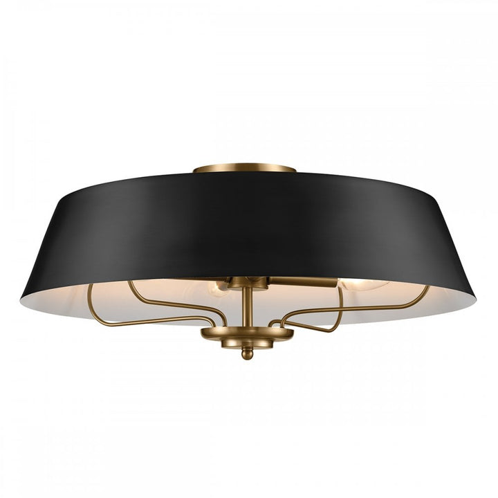 Kichler KL-LUELLA-4P-BKB Luella 4 Light Duo-Mount Pendant Black & Brass