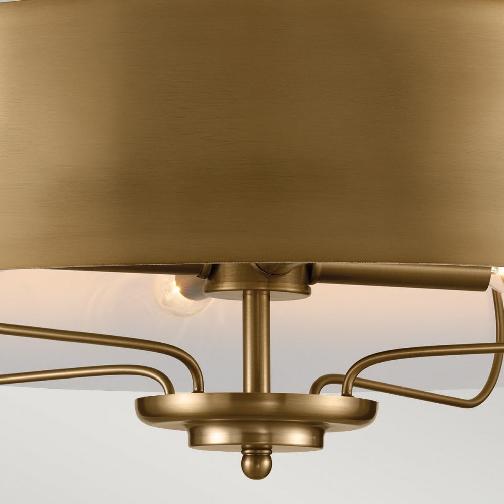 Kichler KL-LUELLA-4P-BNB Luella 4 Light Duo-Mount Pendant Brushed Natural Brass