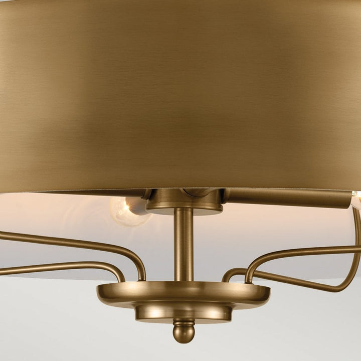 Kichler KL-LUELLA-4P-BNB Luella 4 Light Duo-Mount Pendant Brushed Natural Brass