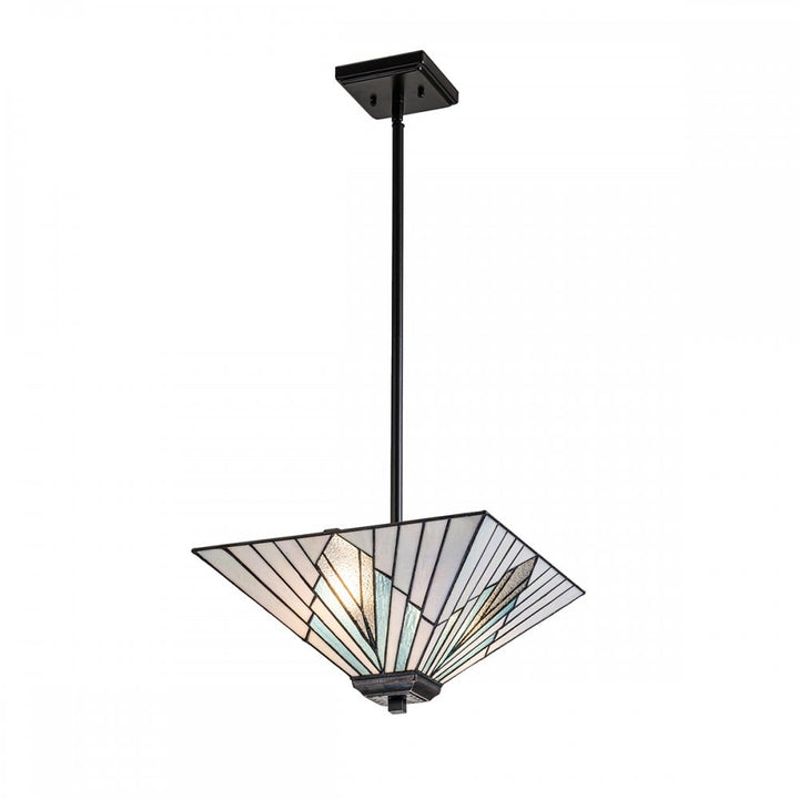 Elstead TF-ALDERLEY-F-P Alderley 2 Light Trio-Mount Pendant Vintage Bronze