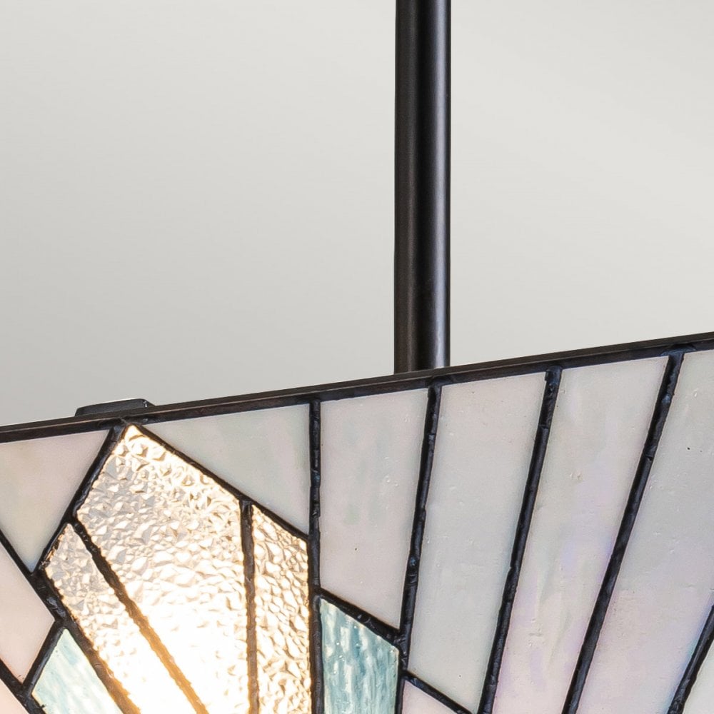 Elstead TF-ALDERLEY-F-P Alderley 2 Light Trio-Mount Pendant Vintage Bronze