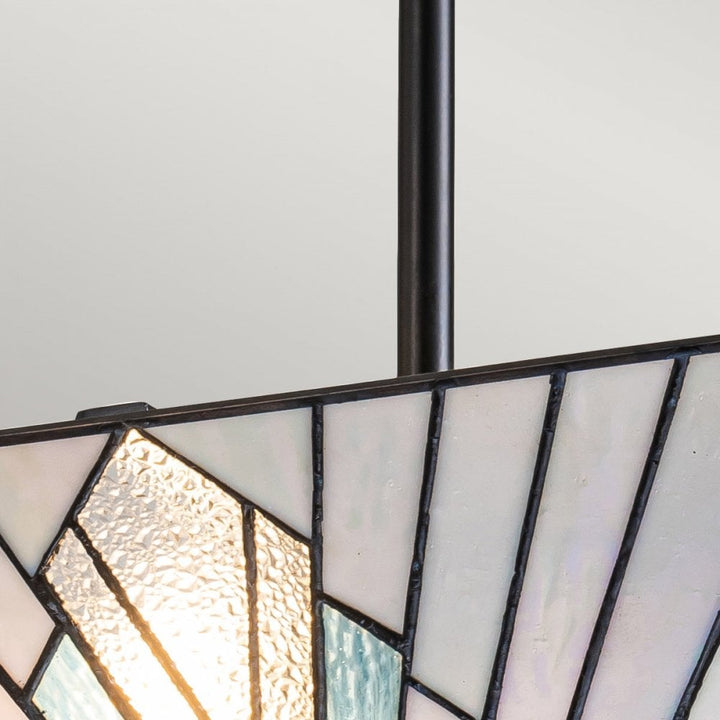 Elstead TF-ALDERLEY-F-P Alderley 2 Light Trio-Mount Pendant Vintage Bronze