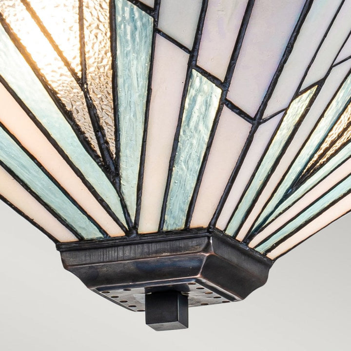 Elstead TF-ALDERLEY-F-P Alderley 2 Light Trio-Mount Pendant Vintage Bronze