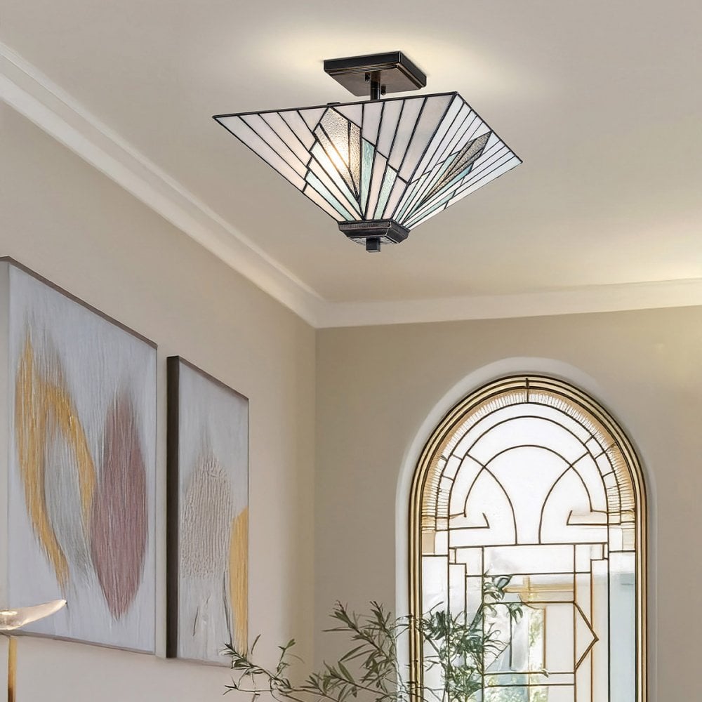 Elstead TF-ALDERLEY-F-P Alderley 2 Light Trio-Mount Pendant Vintage Bronze
