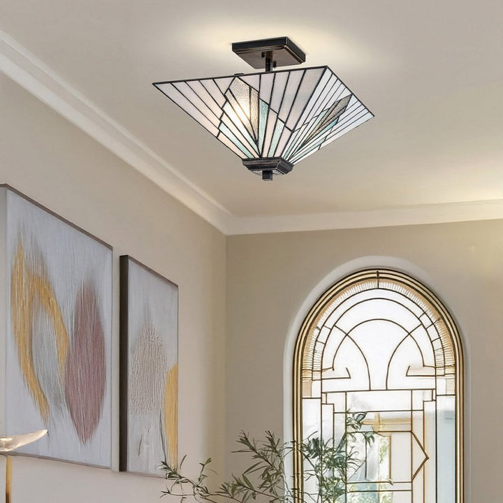 Elstead TF-ALDERLEY-F-P Alderley 2 Light Trio-Mount Pendant Vintage Bronze
