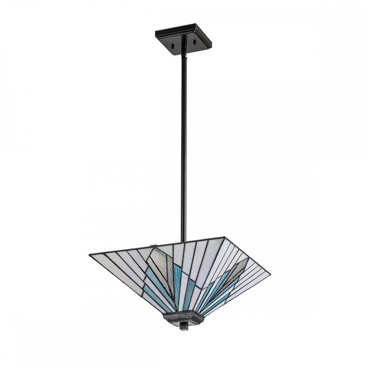 Elstead TF-ALDERLEY-F-P Alderley 2 Light Trio-Mount Pendant Vintage Bronze