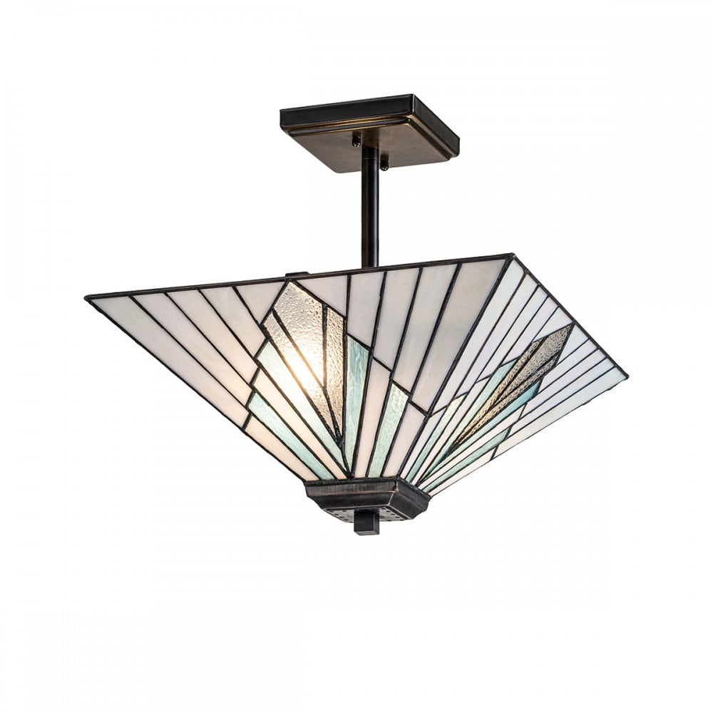 Elstead TF-ALDERLEY-F-P Alderley 2 Light Trio-Mount Pendant Vintage Bronze