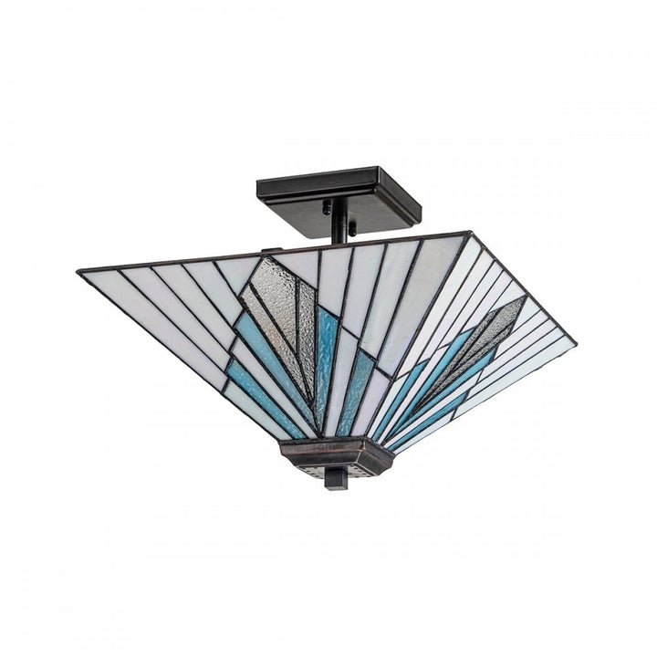Elstead TF-ALDERLEY-F-P Alderley 2 Light Trio-Mount Pendant Vintage Bronze