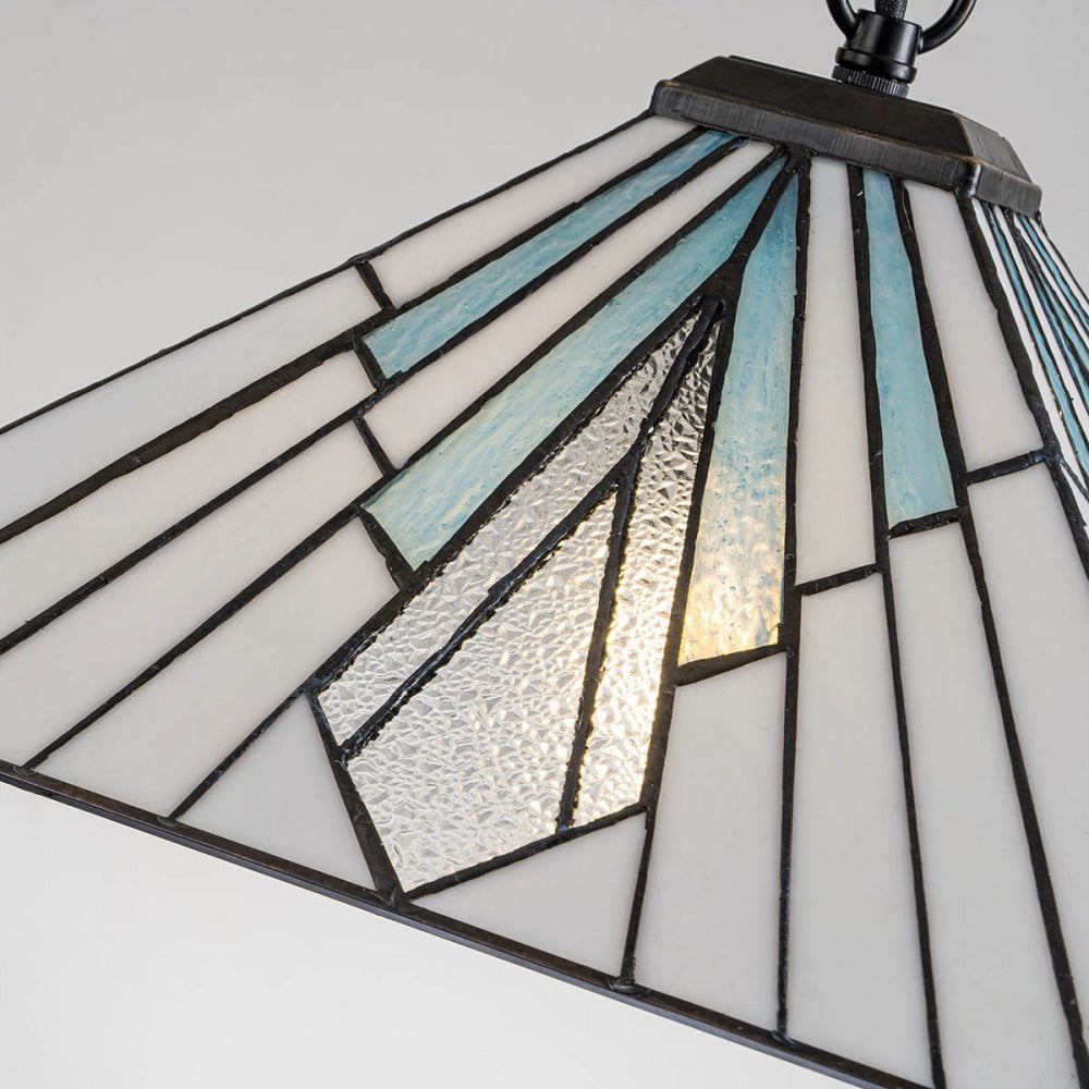 Elstead TF-ALDERLEY-P Alderley 1 Light Pendant Vintage Bronze