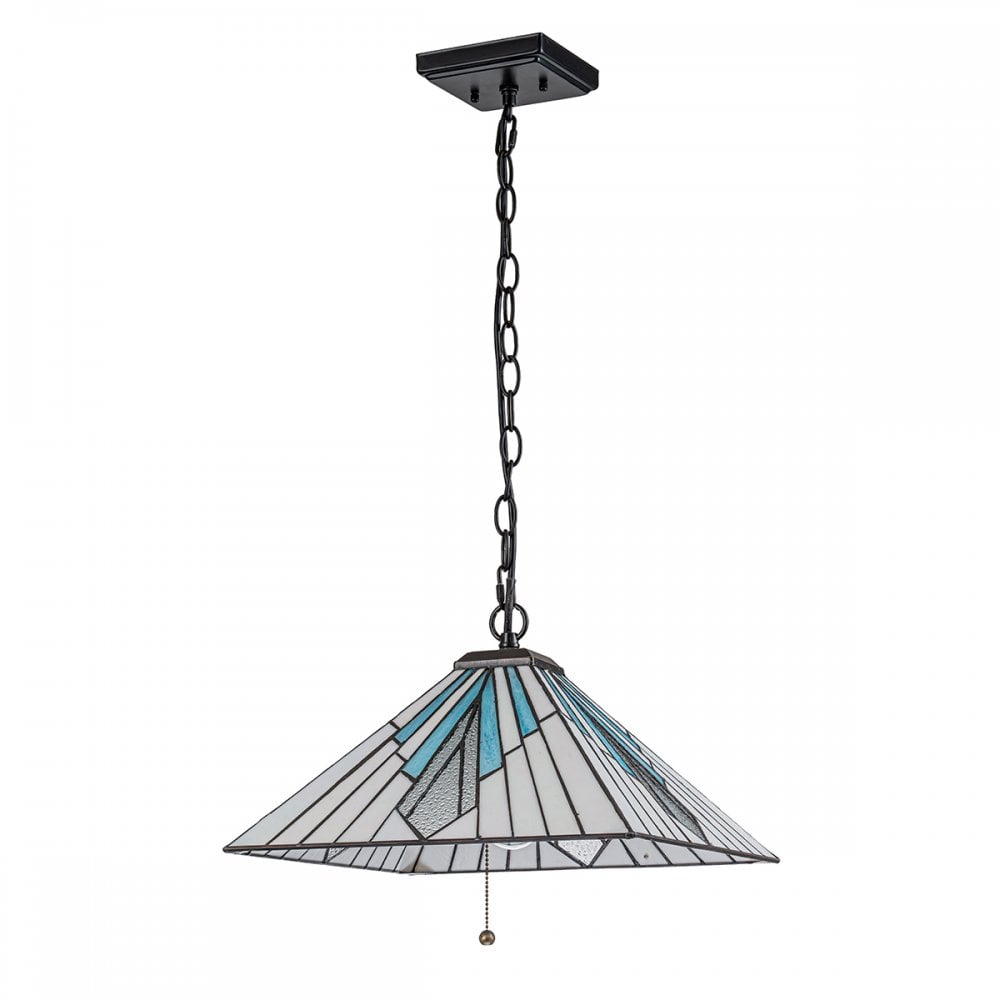 Elstead TF-ALDERLEY-P Alderley 1 Light Pendant Vintage Bronze