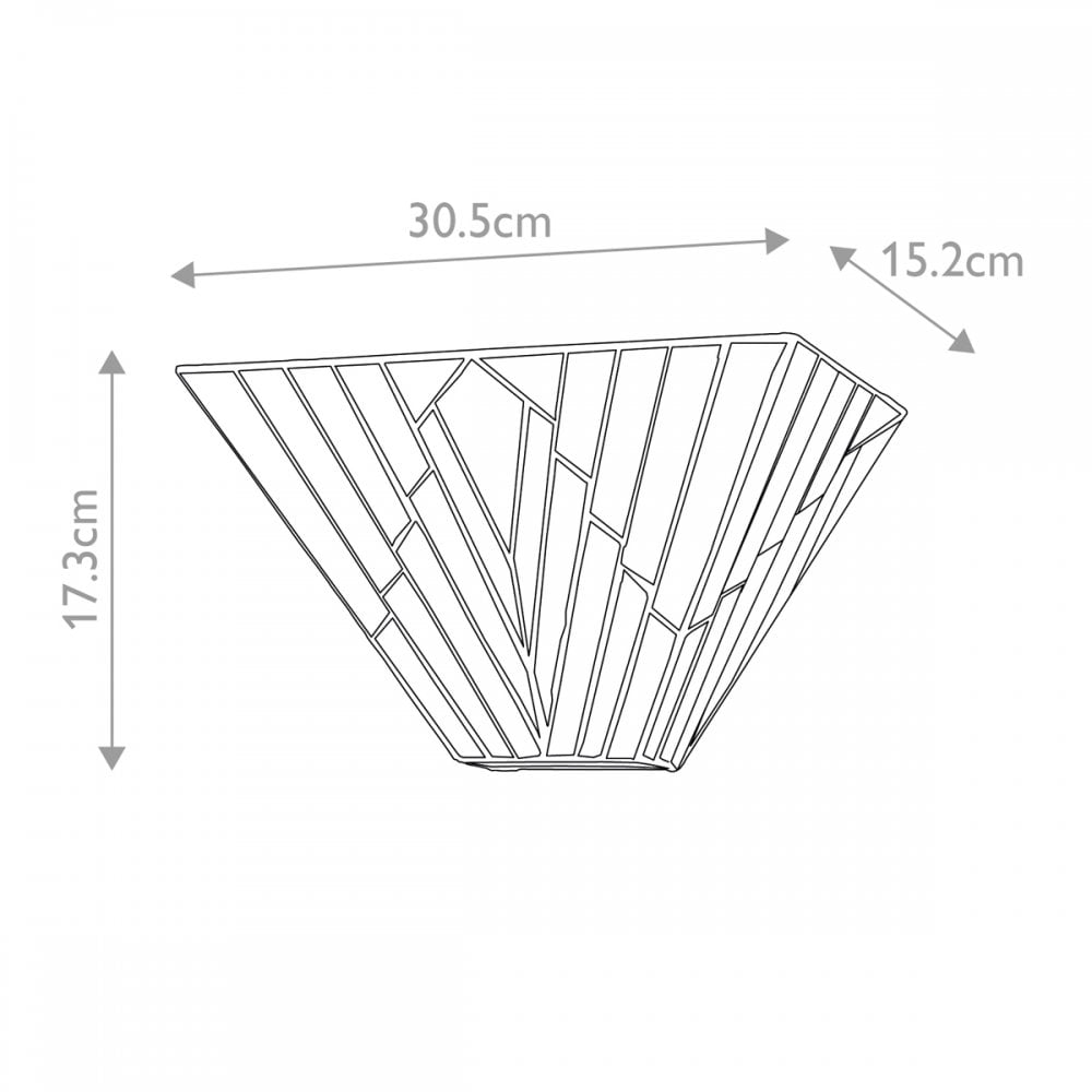 Elstead TF-ALDERLEY-WU Alderley 2 Light Wall Uplighter Vintage Bronze