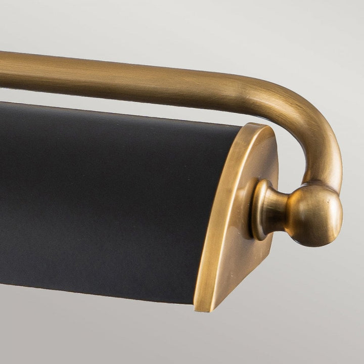 Elstead WINCHFIELD-PLL-AB-MB Winchfield 4 Light Large Picture Light Aged Brass & Matte Black