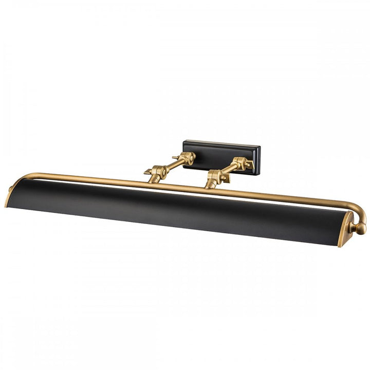 Elstead WINCHFIELD-PLL-AB-MB Winchfield 4 Light Large Picture Light Aged Brass & Matte Black