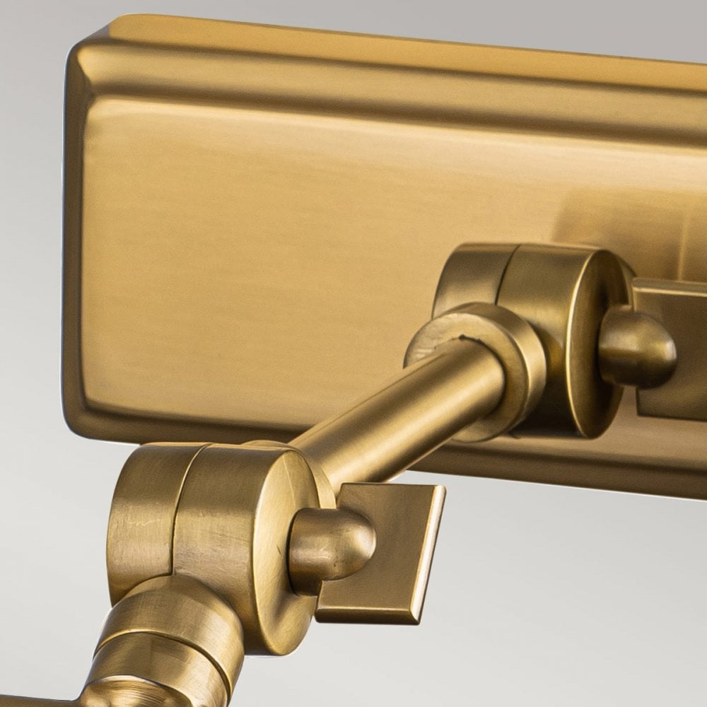 Elstead WINCHFIELD-PLM-AB Winchfield 2 Light Medium Picture Light Aged Brass